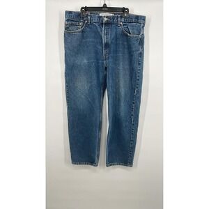 Vintage Levis 550 Relaxed Fit Jeans Mens 38x30 Medium Wash Blue Denim
